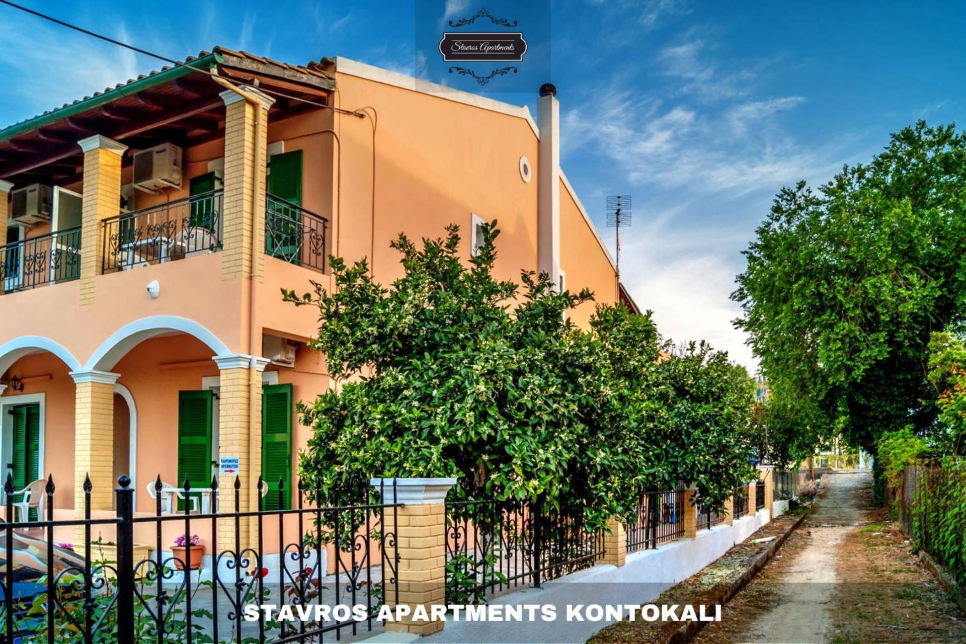 Stavros Apartments Kontokali Next To Gouvia Marina Экстерьер фото