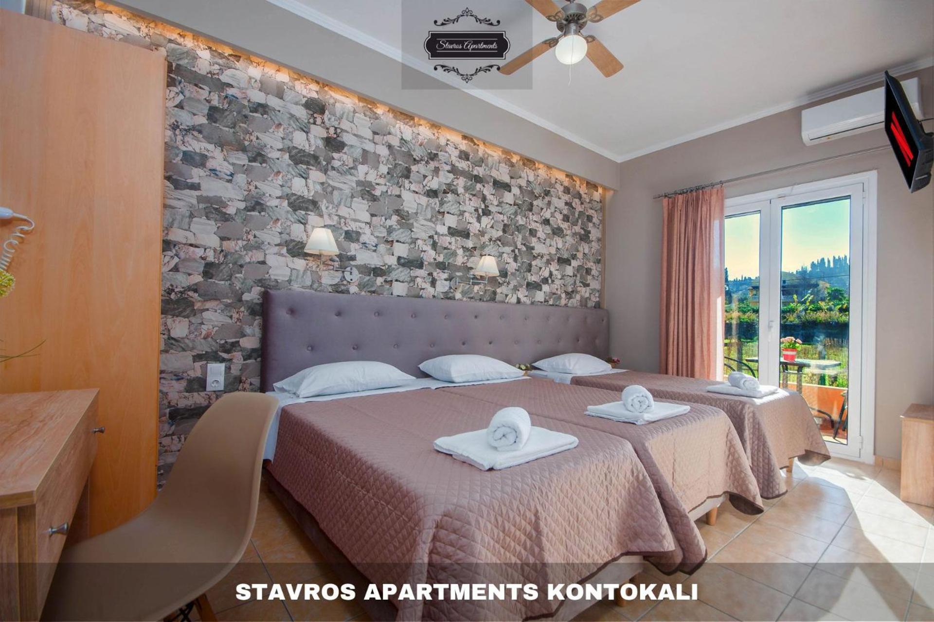 Stavros Apartments Kontokali Next To Gouvia Marina Экстерьер фото
