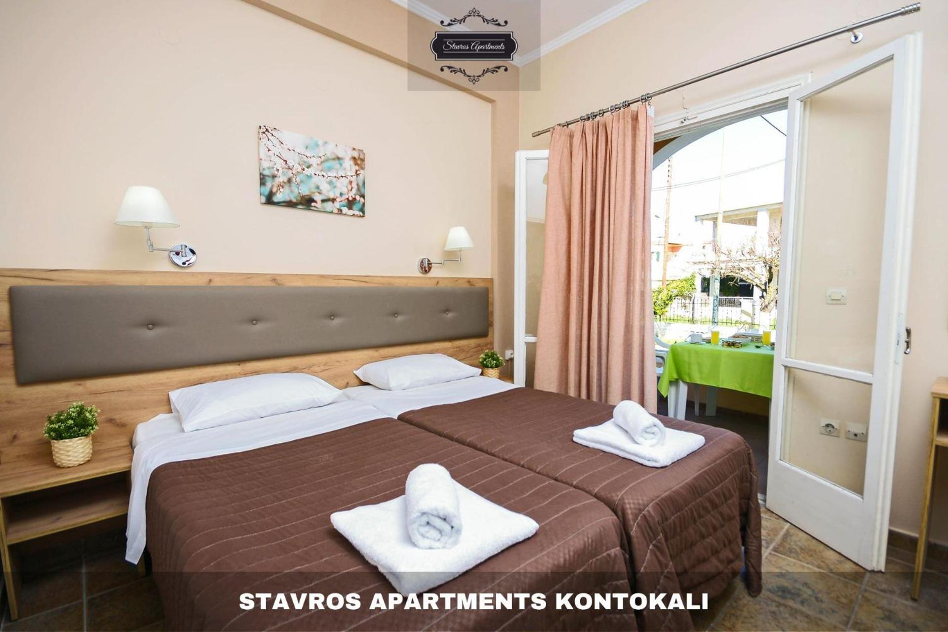 Stavros Apartments Kontokali Next To Gouvia Marina Экстерьер фото
