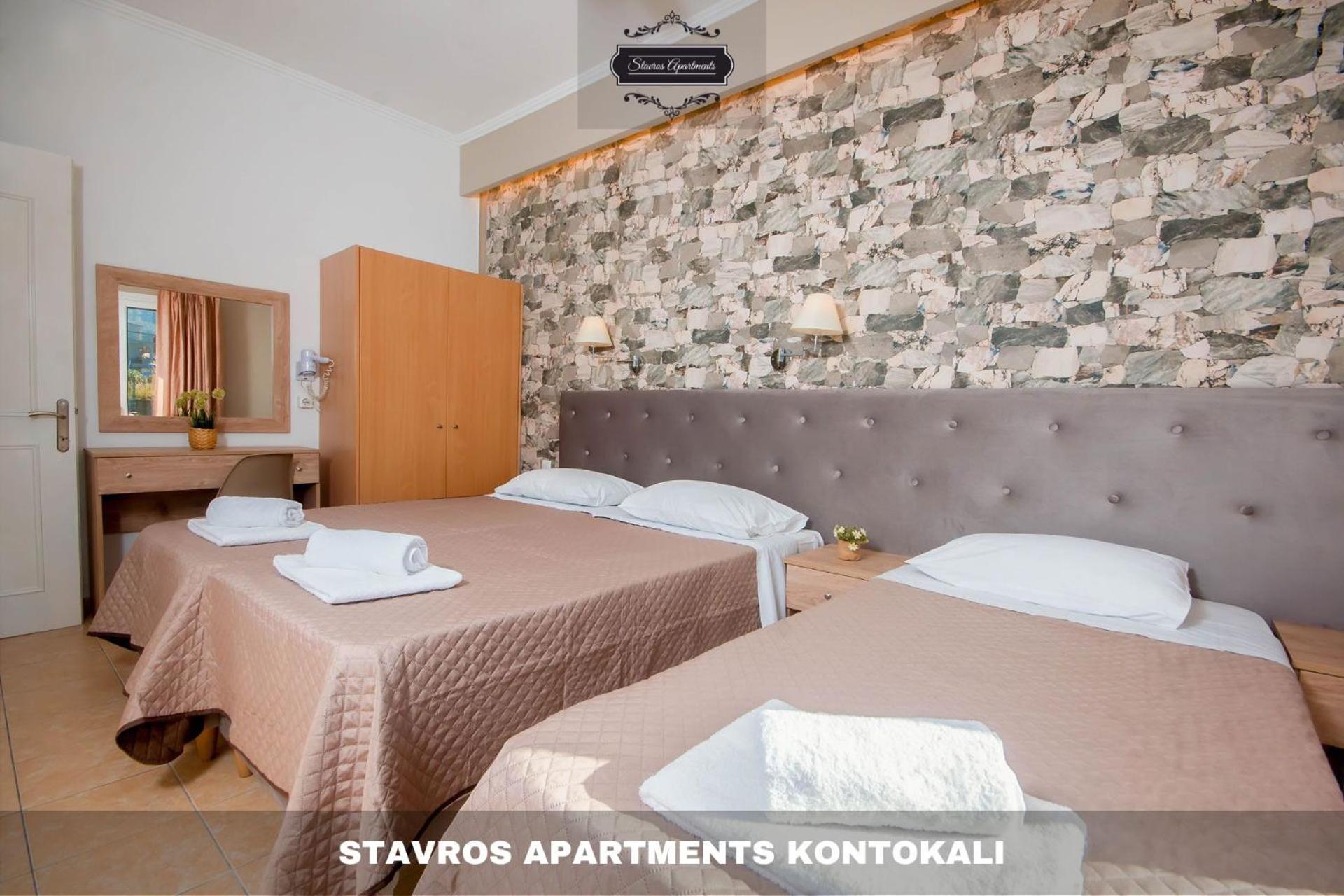 Stavros Apartments Kontokali Next To Gouvia Marina Экстерьер фото