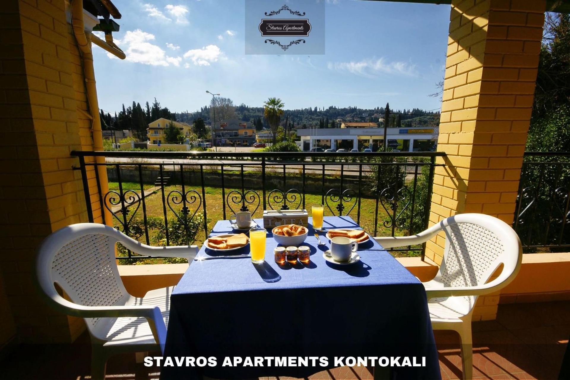 Stavros Apartments Kontokali Next To Gouvia Marina Экстерьер фото