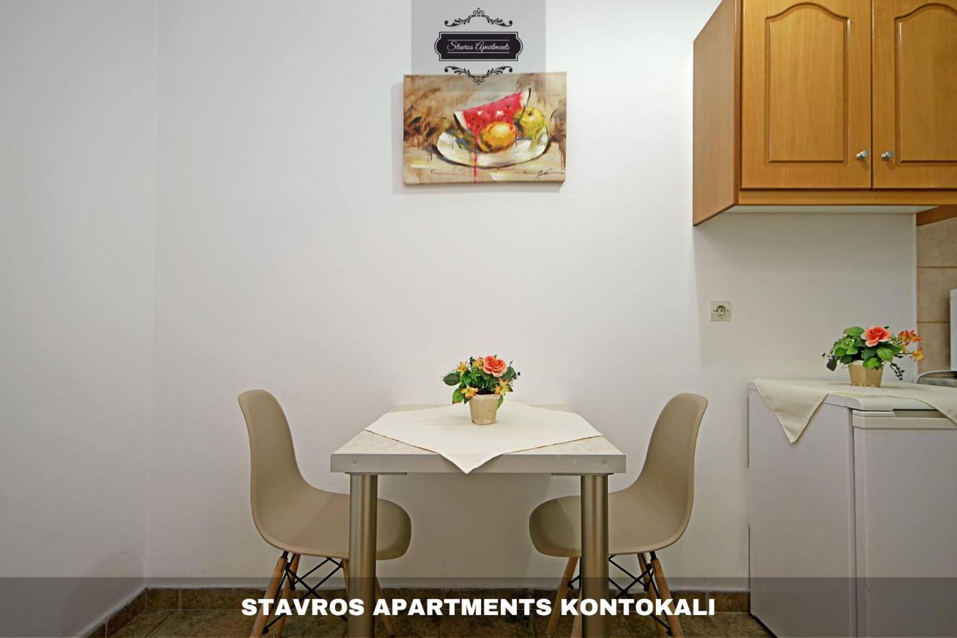 Stavros Apartments Kontokali Next To Gouvia Marina Экстерьер фото