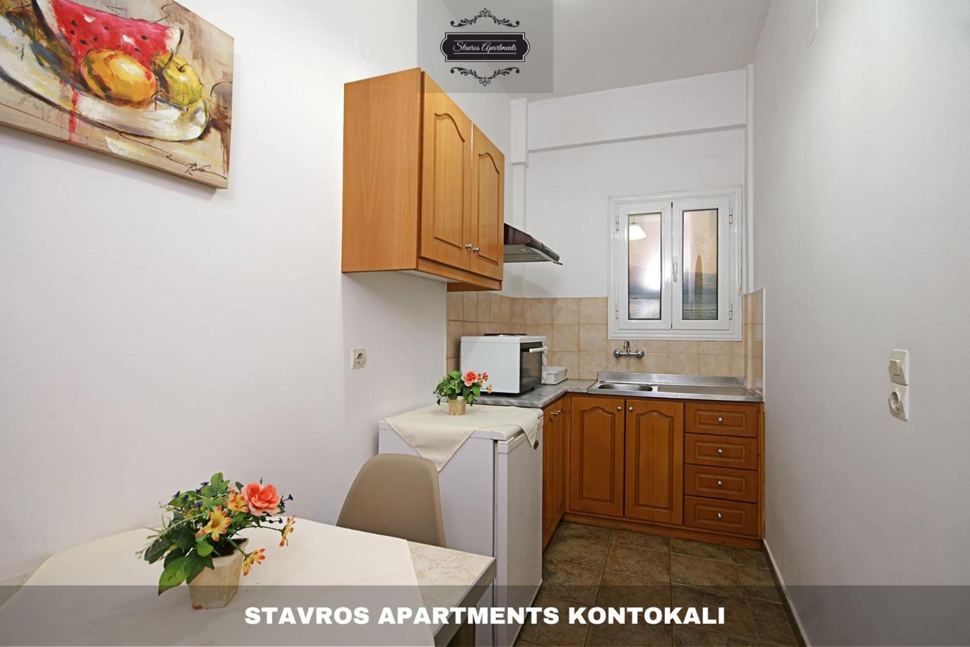 Stavros Apartments Kontokali Next To Gouvia Marina Экстерьер фото