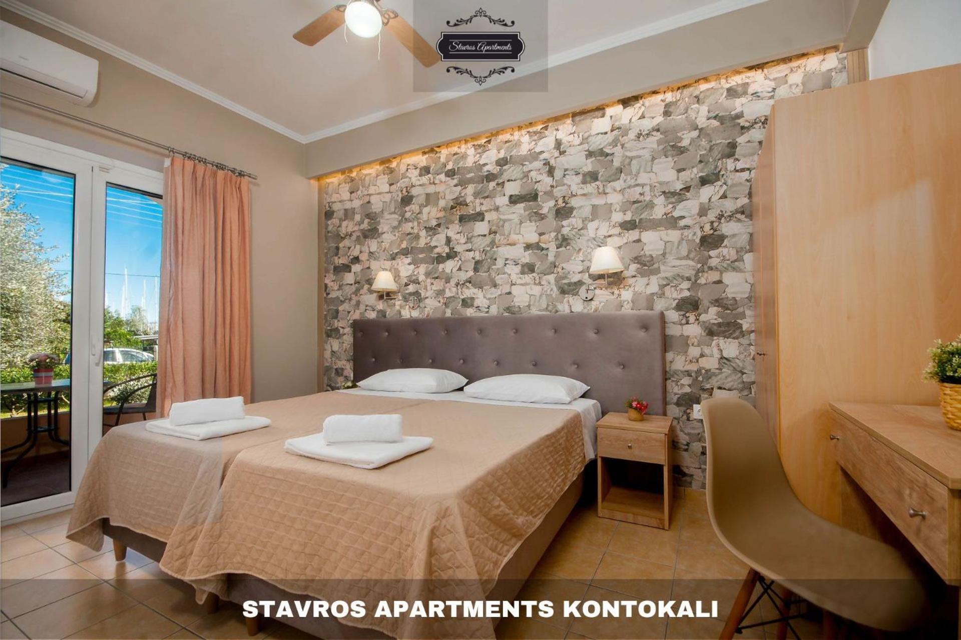 Stavros Apartments Kontokali Next To Gouvia Marina Экстерьер фото